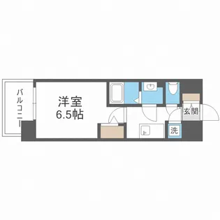 アドバンス天王寺南パキラ【4階】の間取り