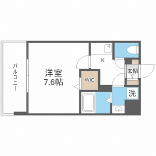 プライマル新大阪【6階】の間取り