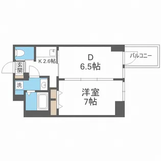 コンフォリア・リヴ新大阪WEST【4階】の間取り