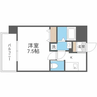 プライマル新大阪【3階】の間取り