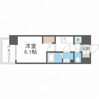 アドバンス大阪城北フィエルテ【11階】の間取り