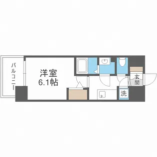 アドバンス大阪城北フィエルテ【8階】の間取り