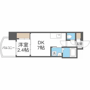 セレニテ西中島アリア弐番館【5階】の間取り