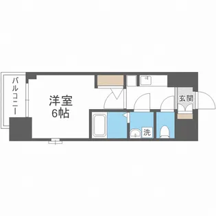 エスリードレジデンス新大阪プライム【12階】の間取り