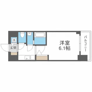 エスリードレジデンス新大阪プライム【8階】の間取り