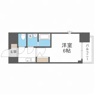 エスリードレジデンス新大阪プライム【11階】の間取り