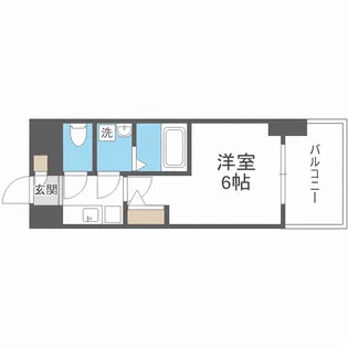 エスリードレジデンス梅田フロント【2階】の間取り