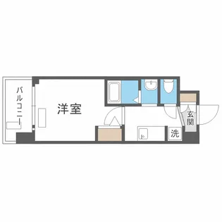 エステムコート大阪シティサイト【3階】の間取り