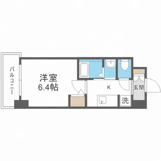 ジオエント福島野田【10階】の間取り