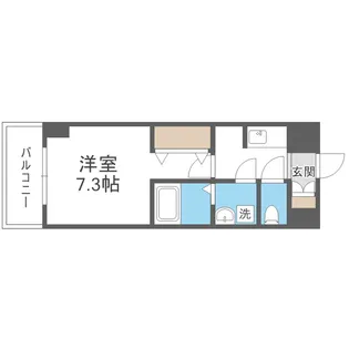 パークナードフィット天王寺南【11階】の間取り