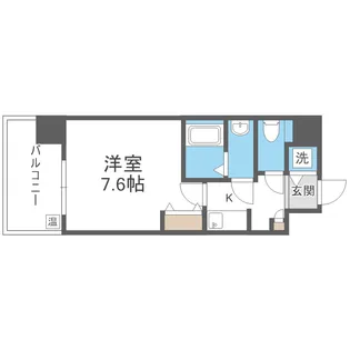 スプランディッド中之島WEST【11階】の間取り