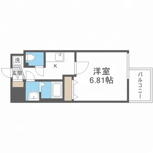 フォーリアライズ難波シエロ【10階】の間取り