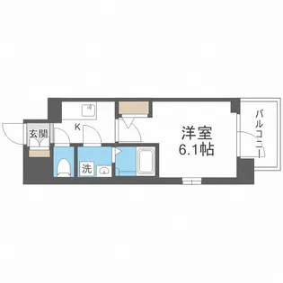 エスリードレジデンス大阪グランノースI【9階】の間取り