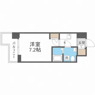 セレニテ難波プリエ【3階】の間取り