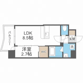 セレニテ福島プリエ【14階】の間取り