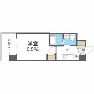 セレニテ福島プリエ【4階】の間取り