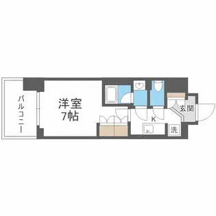 ルネフラッツ谷町四丁目【10階】の間取り