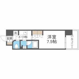 コンフォリア・リヴ新大阪Q【4階】の間取り