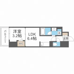 アーバネックス京町堀【12階】の間取り