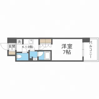 コンフォリア・リヴ新大阪Q【12階】の間取り