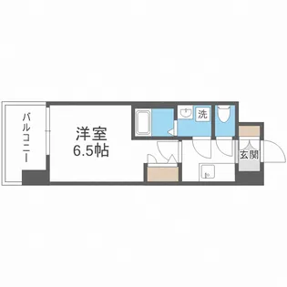 レジュールアッシュ三国本町【12階】の間取り