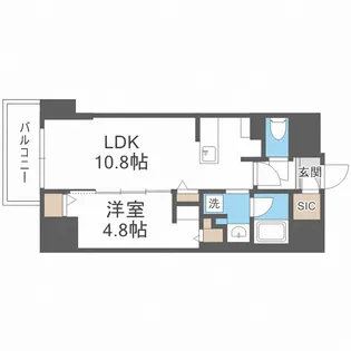 アーバネックス京町堀【11階】の間取り