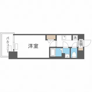 フォーリアライズ梅田レーベン【3階】の間取り