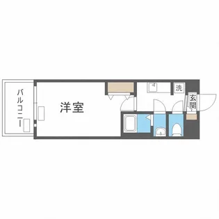 フォーリアライズ梅田レーベン【8階】の間取り