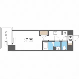 フォーリアライズ梅田レーベン【4階】の間取り