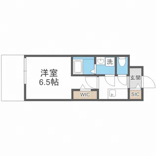 レジュールアッシュ三国本町【10階】の間取り