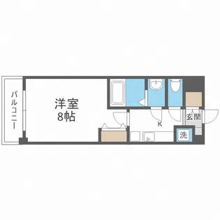 スプランディッド新大阪EAST【5階】の間取り