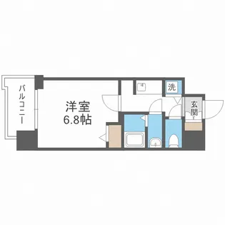 S-RESIDENCE天満Gracis【9階】の間取り