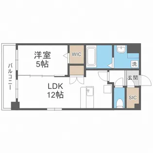 スプランディッド新大阪EAST【4階】の間取り