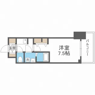 S-RESIDENCE天満Gracis【3階】の間取り