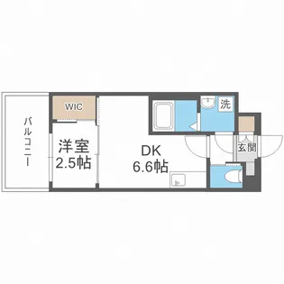 セレニテ三国プリエ【7階】の間取り