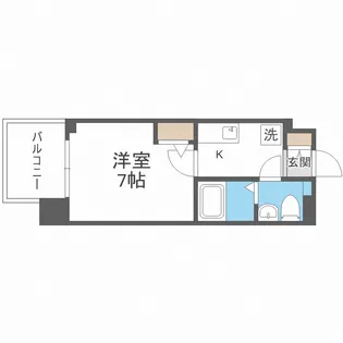 セレニテ三国プリエ【7階】の間取り