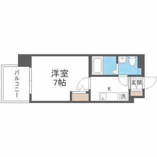 セレニテ三国プリエ【10階】の間取り