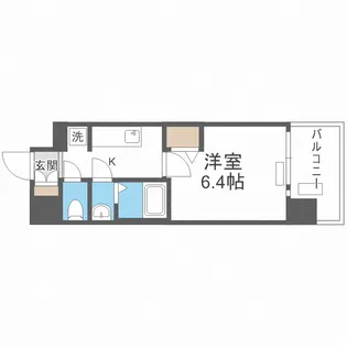 プレサンス森ノ宮 THEゲート【7階】の間取り