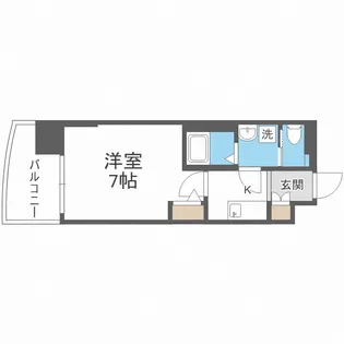 セレニテ三国プリエ【4階】の間取り