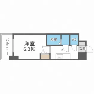 スプランディッドV【5階】の間取り