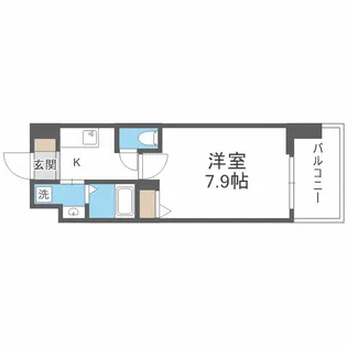LIVIAZ NAMBA RENOM【10階】の間取り