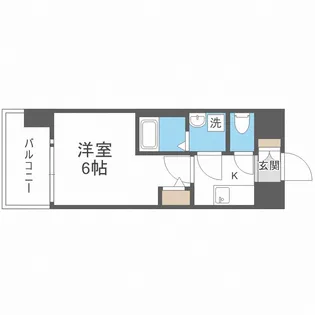 エスリード新大阪グランゲートサウス【5階】の間取り