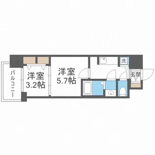 S-RESIDENCE日本橋Qualier【12階】の間取り