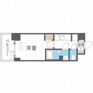 プレサンス福島ミッドエル【9階】の間取り