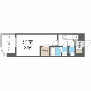 Luxe難波南【15階】の間取り