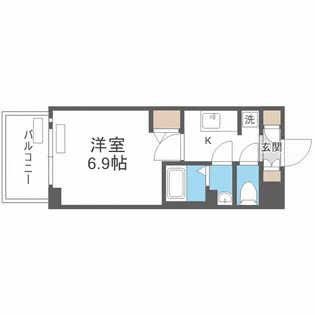 レシオス大阪城北詰【10階】の間取り