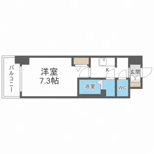 ファステート難波グランプリ【5階】の間取り