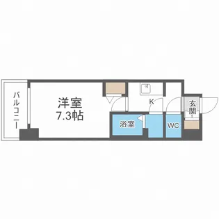 ファステート難波グランプリ【6階】の間取り