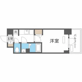 プレサンス福島ミッドエル【7階】の間取り