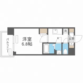 レシオス大阪城北詰【10階】の間取り